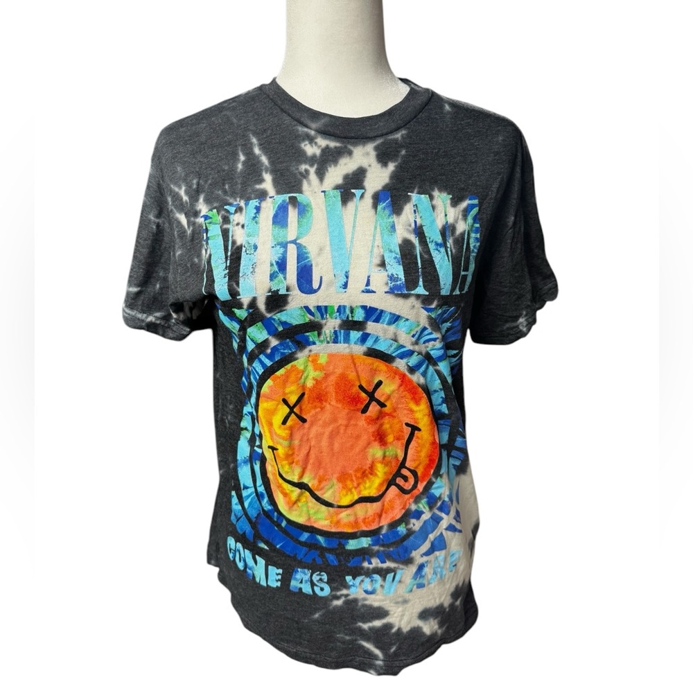 NIRVANA Mens S Come As You Are T shirt black unisex short sleeve concert 90s Y2K